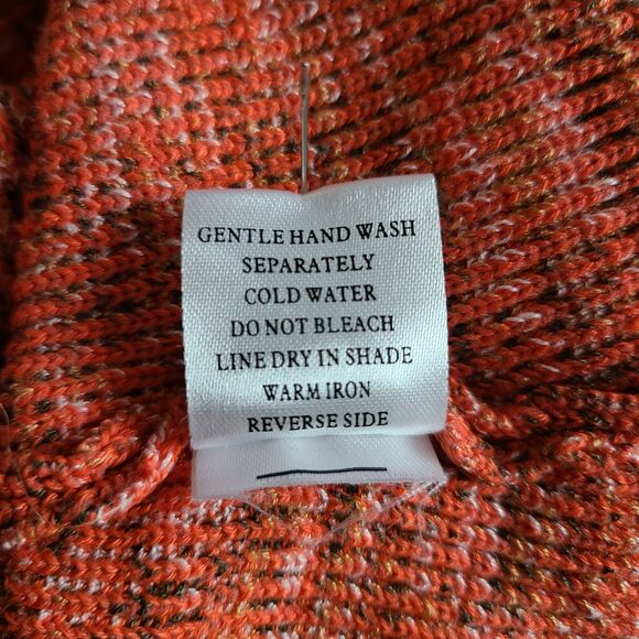 VRG GRL Halter Knit Orange Mini Dress Size S - Picture 8 of 8